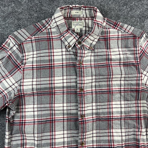 J.Crew Mens Medium Slim Oxford Shirt Button Long Sleeve - Picture 2 of 12